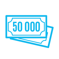Ikona benefitu - 50.000,- Kč Odměna za doporučení nového zaměstnance ve výrobě